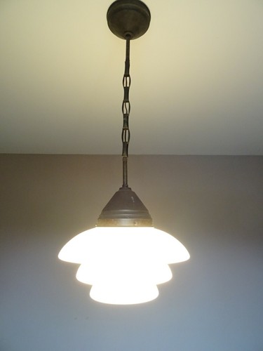 Ancienne lampe art deco otto - ancienne,